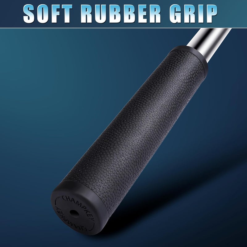 Champkey Pressure Golf Ball Retriever Performance Version - Thicken Stainless Steel Shaft with Rubber Grip Golf Retriever - Available in 9Ft / 12Ft / 14.5Ft / 16.3Ft - Image 5